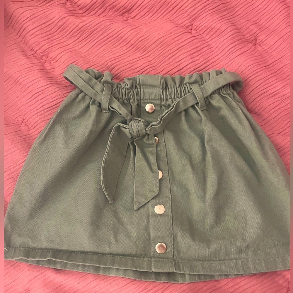 Girls Button up Skirt